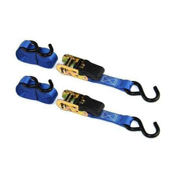 Bull Ring Heavy Duty Ratchet Straps Set of 2