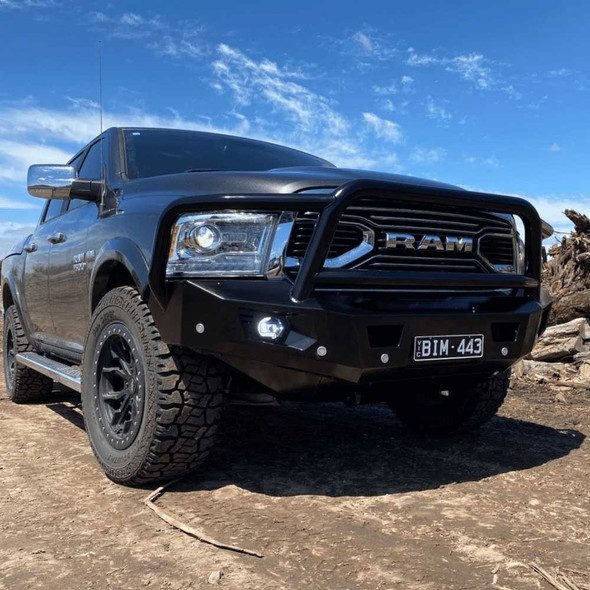 Upfitter Heavy Duty Triple Loop BullBar | For RAM 1500 DS | Winch Compatible