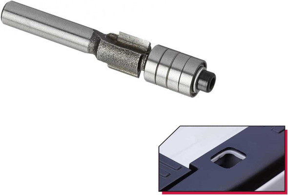 Bull Ring Hidden Pocket Router Bit for Truck Bed Tie Down Anchors Rail Cap Trim
