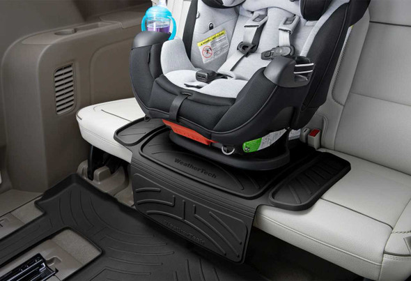 WeatherTech Child Car Seat Protector | Kids Baby Seat or Booster Cover Mat - Black