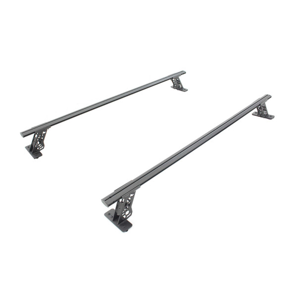 Go Rhino XRS Cross Bars - Bed Rail Kit for Full/Mid Sized Trucks With Tonneau Cover T-Tracks