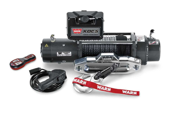 WARN XDC-S 9500lbs Recovery Electric Winch | 88750 | 12V Synthetic Rope Wireless Remote