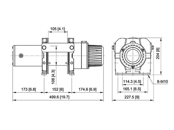 COMEUP GTD-2200 | 2,200 lb Heavy Duty Electric Hoist - PN 752104 (24V)