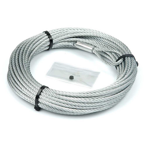 WARN 50'X3/16" ATV Replacement Steel Rope - 60076