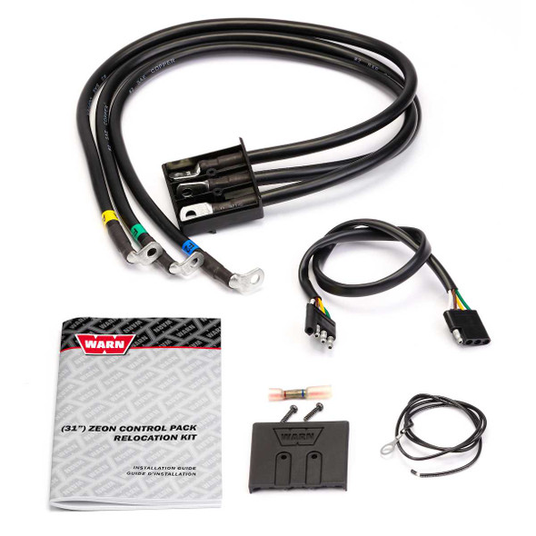 WARN ZEON Relocation Short Wiring Kit - 89965 | Without Mounting Bracket