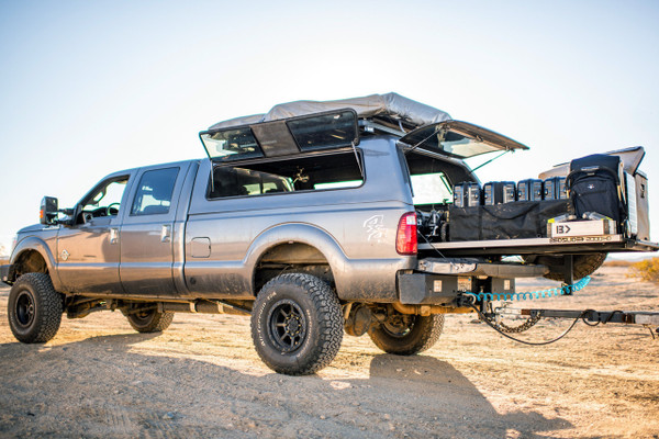 Bedslide 2000 PRO HD Heavy Duty 75" x 48" Ute Bed Slide Cargo Organizer | Black Edition