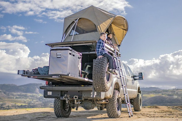 Bedslide 2000 Heavy Duty (78" x 48") Truck Bed Slide Cargo Organizer Storage | Black Edition