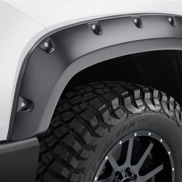 Bushwacker Pocket Style Fender Flares Fits Silverado 2500HD Crew Cab (2020+) - Front & Rear (4PC)