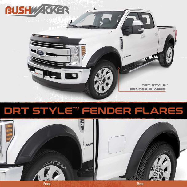 Bushwacker DRT Fender Flares | RAM 1500 DT | Front & Rear (4pc)