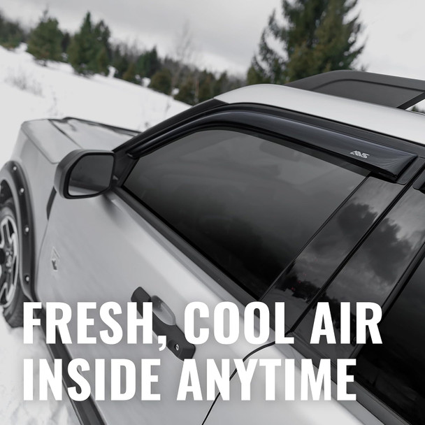AVS Outside Mount VentVisor Window Deflectors | RAM 1500 DT Crew Cab (2020 +)