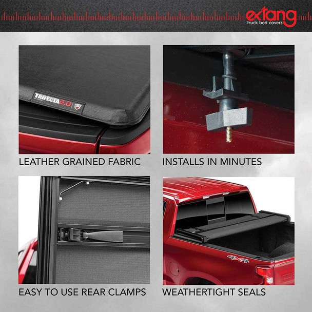 Extang Trifecta 2.0 Soft Folding Tonneau Cover | Fits Toyota Hilux Double Cab