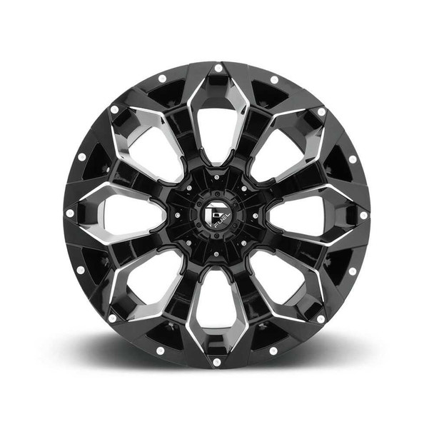 Fuel Assault 20" Gloss Black Milled
