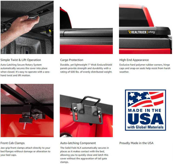 Extang Solid Fold ALX Hard Folding Truck Bed Tonneau Cover | RAM 1500 DS/DT 5'7 W/Out rambox