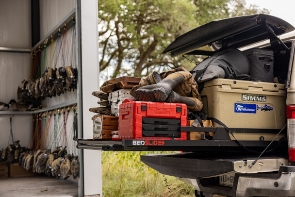 BedSlide 1500 Contractor (65" x 48") Truck Bed Slide Cargo Organizer Storage | Black Edition BedSlide 1500 Contractor (65" x 48") Truck Bed Slide Cargo Organizer Storage | Black Edition