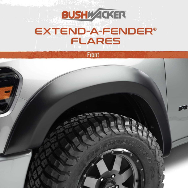 Bushwacker Extend A Fender Flares | Chevrolet Silverado 2500HD (2021+) | Front Only (2pc)