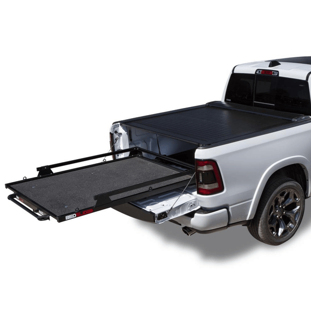 Bedslide 1500 Max Extension (68"x 48") Truck Bed Slide Cargo Organizer Storage | Black Edition Bedslide 1500 Max Extension (68"x 48") Truck Bed Slide Cargo Organizer Storage | Black Edition