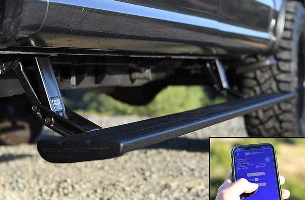 AMP Research PowerStep Smart Electric Running Boards | Power-Retractable Side Steps | Chevrolet Silverado 1500/2500HD (2022+)
