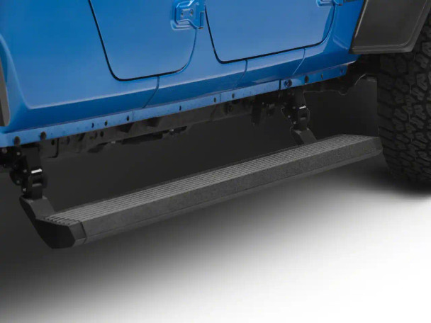 Go Rhino E1 Electric Running Board, Side Steps | Jeep Gladiator (2020+) | Protective Bedliner Coating