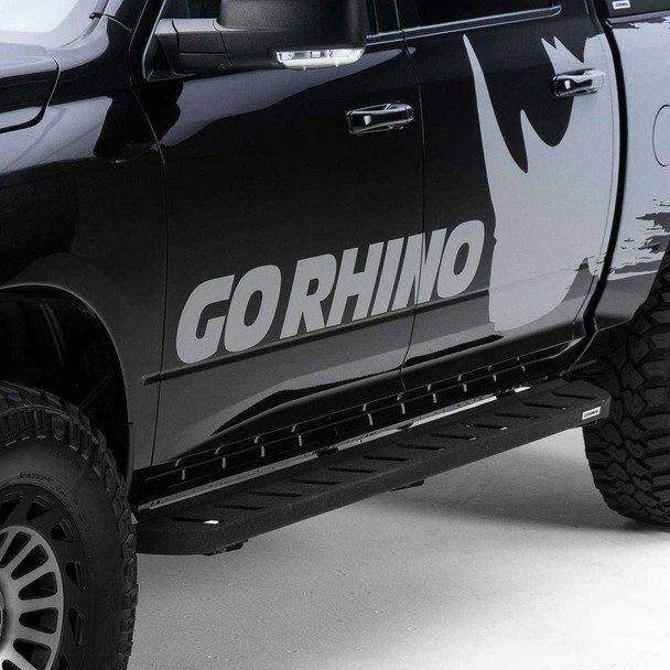Go Rhino RB10 Running Boards, Side Steps | Ford Ranger PX3/Next Gen (2022+) | Textured Black