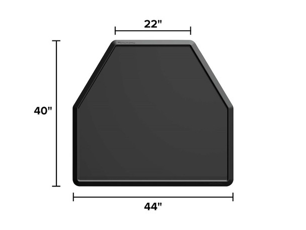 WeatherTech All-Purpose Mat - Multi-Use Mat for Everyday Living 40" x 44" Angled