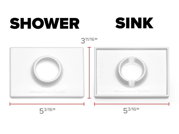 WeatherTech SoapSaver Soap Dish - Shower, White