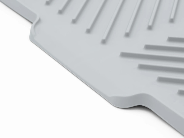 WeatherTech Dish Mat Drain | Drip Dry Dish Drying Mats - Slate