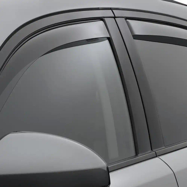 WeatherTech Side Window Deflectors Front & Rear Set | Toyota Tundra CrewMax