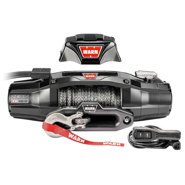 WARN ZEON XD 12-S 12,000lbs 12V Electric Winch | 80’ of 3/8” Spydura Synthetic Rope | 110012