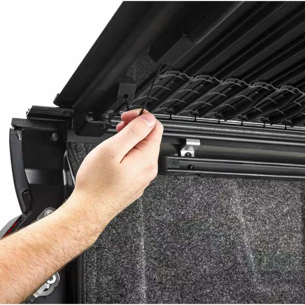BAK Revolver X4TS Hard Rolling Truck Bed Tonneau Cover w/ T-Slot Rails | Fits RAM 1500 DT/TRX 5'7 Bed w/o Rambox