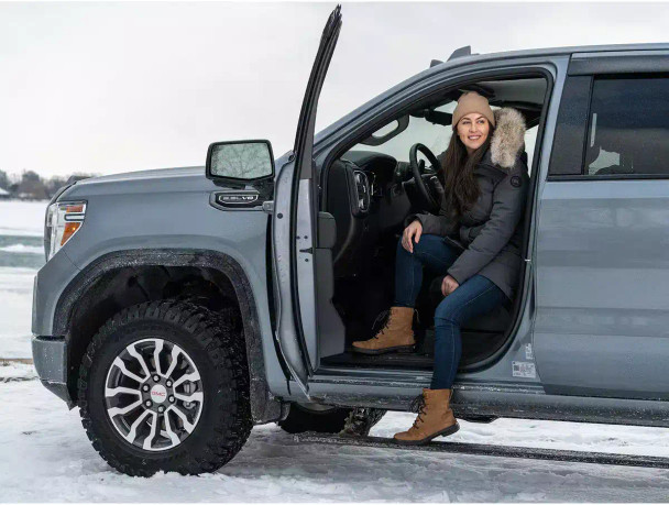 AMP Research PowerStep Electric Running Boards | Power-Retractable Side Steps | Chevrolet Silverado 1500/2500 (2022+)