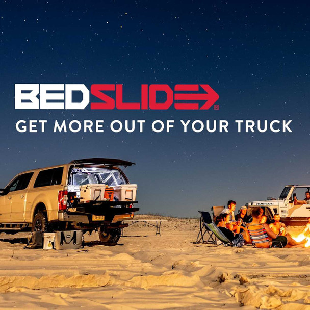 Bedslide 1000 Classic (63" x 47") Truck Bed Slide Cargo Organiser Storage | Black Edition