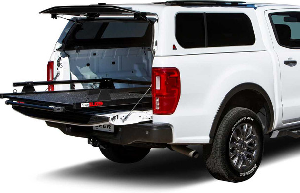 Bedslide 1000 Classic (63" x 47") Truck Bed Slide Cargo Organiser Storage | Black Edition
