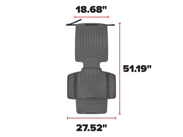 Weathertech Child Car Seat Protector with Seat Back - Tan