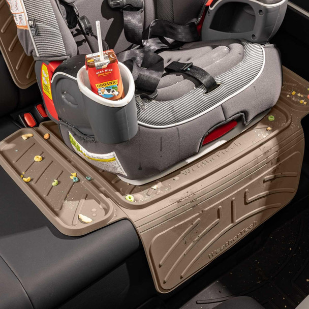 Weathertech Child Car Seat Protector with Seat Back - Tan