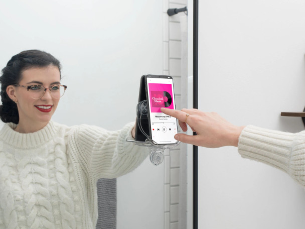 WeatherTech MirrorFone - Mirror Mobile Phone Holder Smartphone Mount (8AWB1)