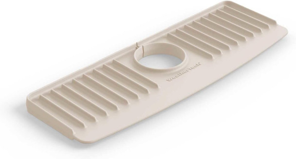 WeatherTech Faucet Mat - Protect Your Kitchen & Bathroom Countertops - Tan/Sand