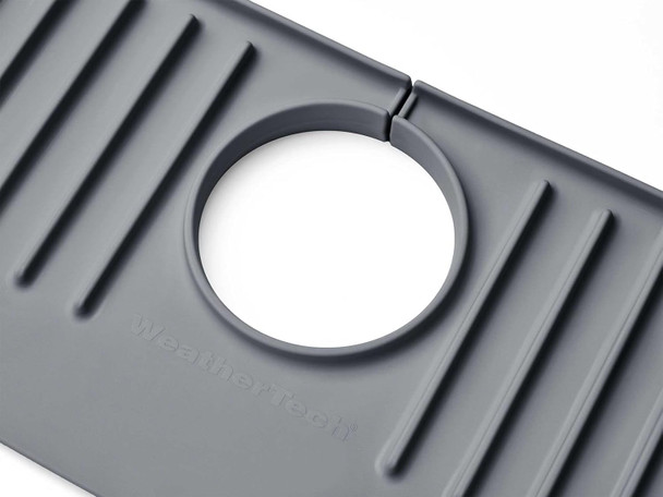 WeatherTech Faucet Mat - Protect Your Kitchen & Bathroom Countertops - Dark Grey/Slate