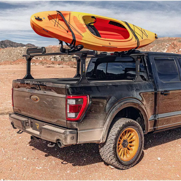 BAK Revolver X4TS Hard Rolling Truck Bed Tonneau Cover w/ T-Slot Rails | Ford F-150 6'5" Bed