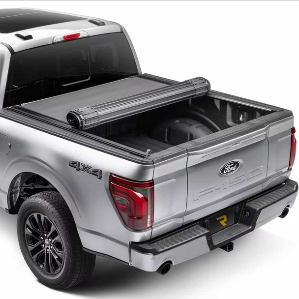 BAK Revolver X4TS Hard Rolling Truck Bed Tonneau Cover w/ T-Slot Rails | Ford F-150 6'5" Bed