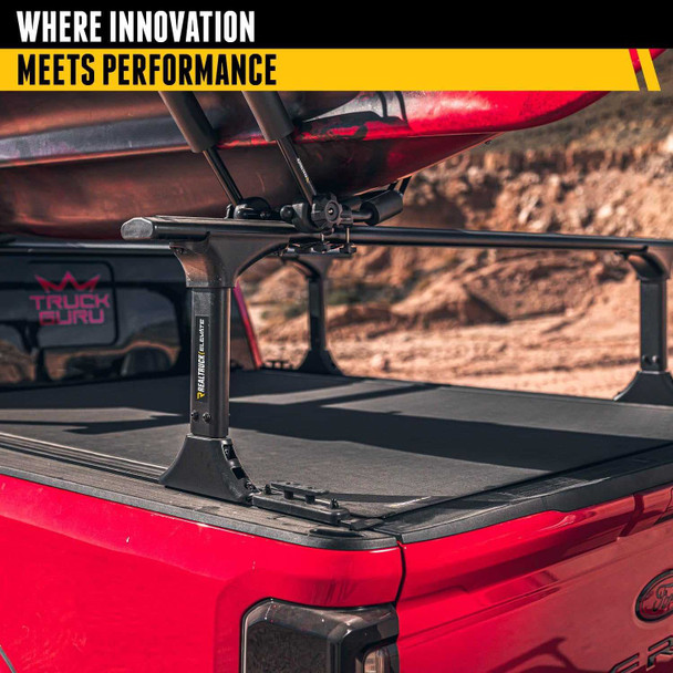 BAK Revolver X4TS Hard Rolling Truck Bed Tonneau Cover w/ T-Slot Rails | Ford F-150 6'5" Bed