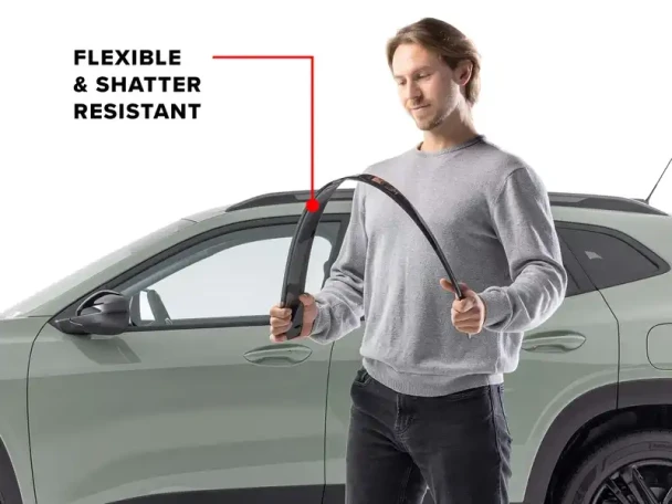 WeatherTech Side Window Deflectors - Front & Rear Set | Chevrolet Silverado 1500 & ZR2