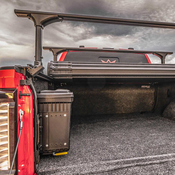 BAK Revolver X4ts Hard Rolling Truck Bed Tonneau Cover w/ T-Slot Rails | RAM 1500/2500 6'4 Bed w/o Rambox