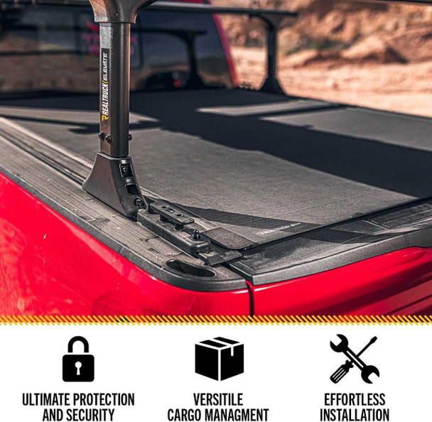 BAK Revolver X4TS Hard Rolling Truck Bed Tonneau Cover w/ T-Slot Rails | RAM 1500/2500 6'4 Bed w/o Rambox (Excludes Big Horn)