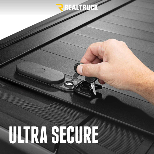 RetraxPRO EZ-OFF FRC-4000 Retractable Manual Tonneau Cover w/T-Slot Rails | RAM 1500 DT 5'7" Bed w/out rambox (2019+)