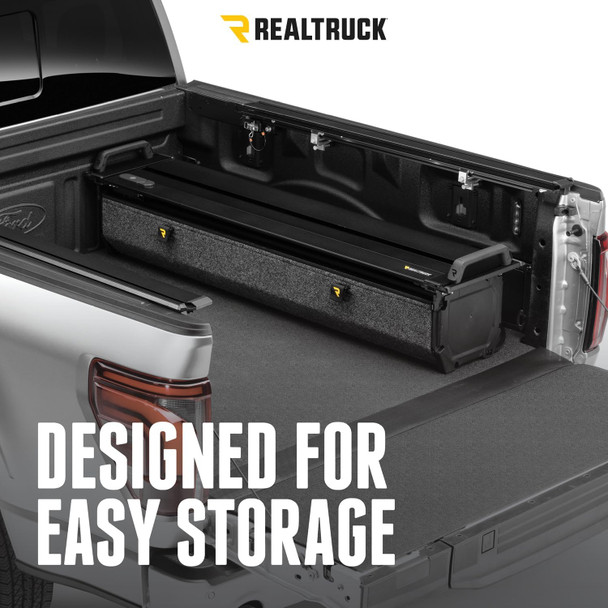 RetraxPRO EZ-OFF FRC-4000 Retractable Manual Tonneau Cover w/T-Slot Rails | Ford F-150 5'5" Bed (2021+)
