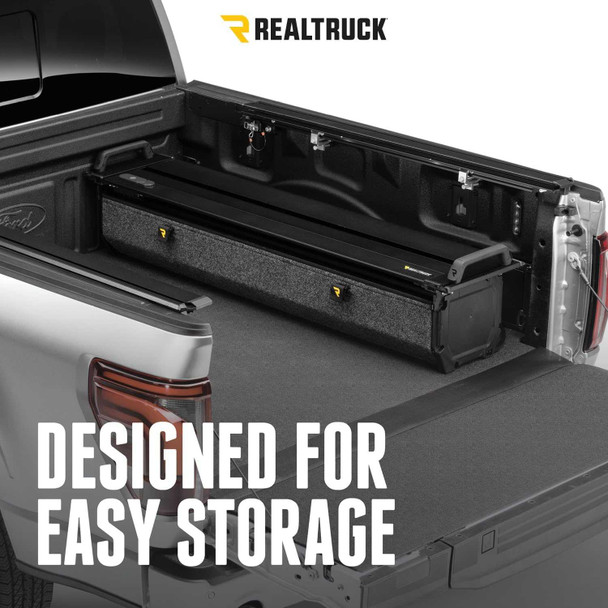 RealTruck RetraxPRO EZ-OFF FRC-4000 Retractable Manual Tonneau Cover w/T-Slot Rails | Ford F-250 6'9" Bed (2023+)