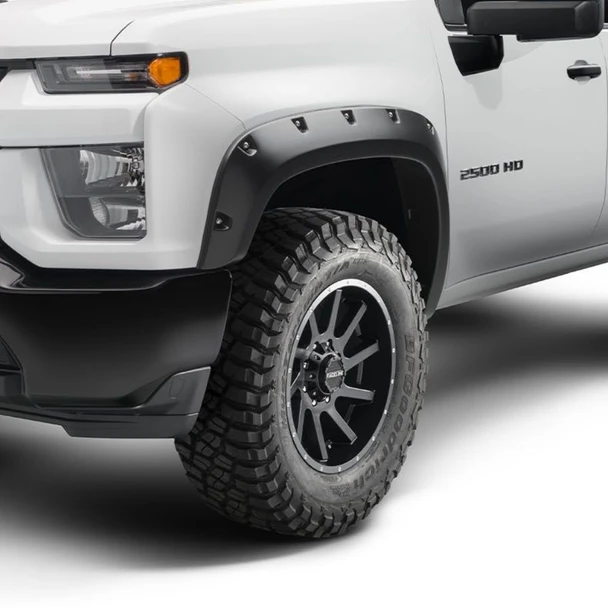 Husky Liners Pocket Style Fender Flares | Chevy Silverado 2500/3500 (2020+) - Front & Rear (4PC)