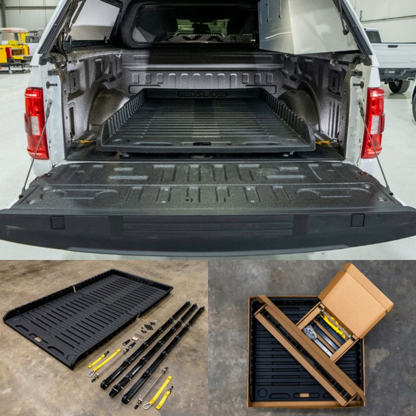 Bedslide 500Go Cargo Tray | Fits 62" - 74" Full Size Truck Beds