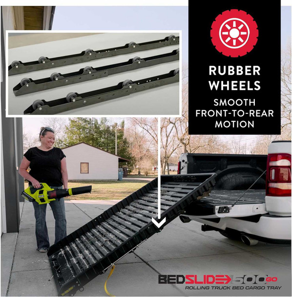 Bedslide 500Go Cargo Tray | Fits 62" - 74" Full Size Truck Beds