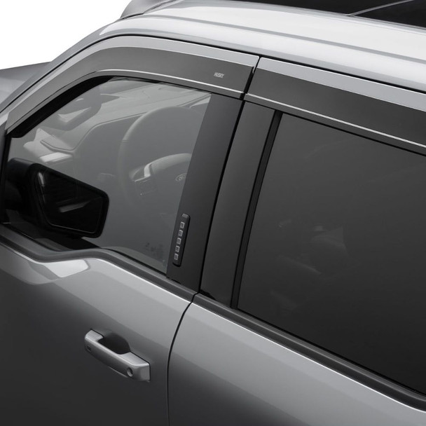 Husky Liners Low Profile Ventvisor, Rain Guards | Ford F-150/F-250 (2023+) - 4PC Smoke
